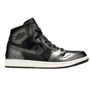 NIKE Air Jordan 1 Retro High "Black Patent" Sneakers Size 12